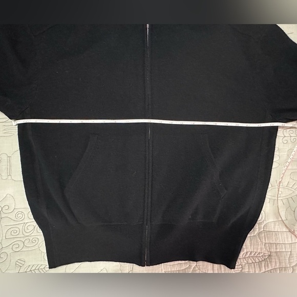 NWT The Kooples Cashmere and Wool Hoodie Sz M & Pants Sz L Set Black Oversized - Picture 8 of 16